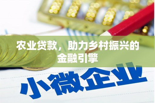 玛纳斯农业贷款，助力乡村振兴的金融引擎