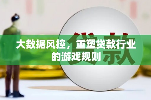 玛纳斯大数据风控，重塑贷款行业的游戏规则