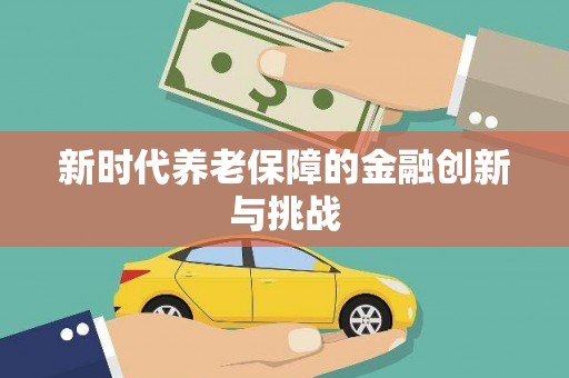 玛纳斯新时代养老保障的金融创新与挑战