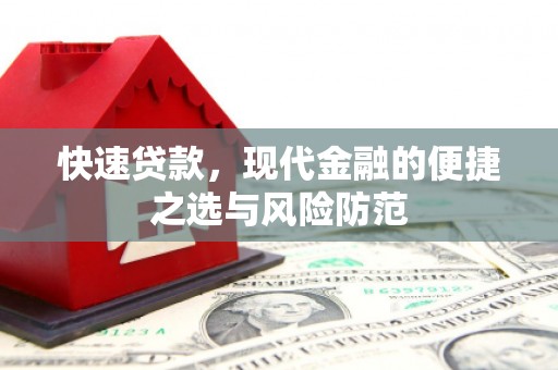玛纳斯快速贷款，现代金融的便捷之选与风险防范