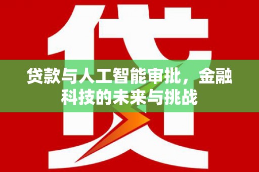 玛纳斯贷款与人工智能审批，金融科技的未来与挑战
