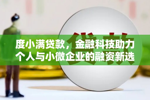 玛纳斯度小满贷款，金融科技助力个人与小微企业的融资新选择
