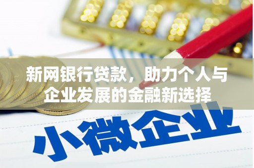 玛纳斯新网银行贷款，助力个人与企业发展的金融新选择