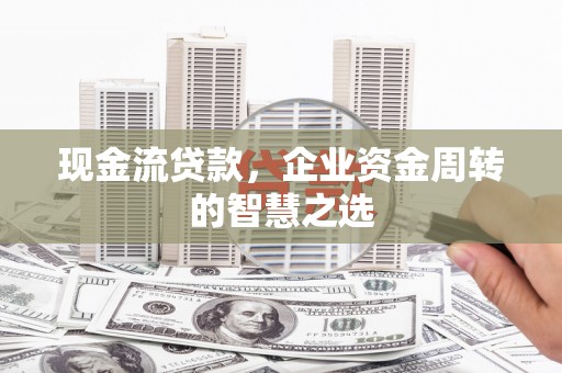 玛纳斯现金流贷款，企业资金周转的智慧之选