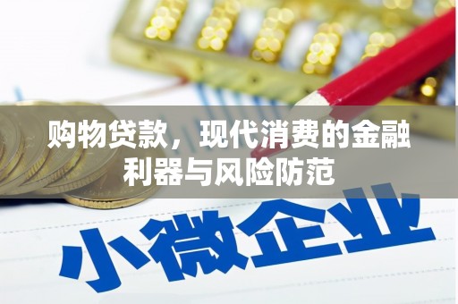 玛纳斯购物贷款，现代消费的金融利器与风险防范