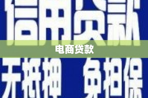 玛纳斯电商贷款