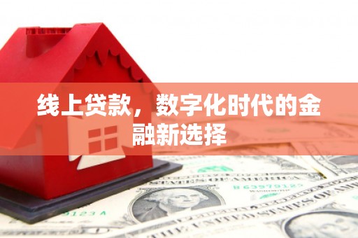 玛纳斯线上贷款，数字化时代的金融新选择
