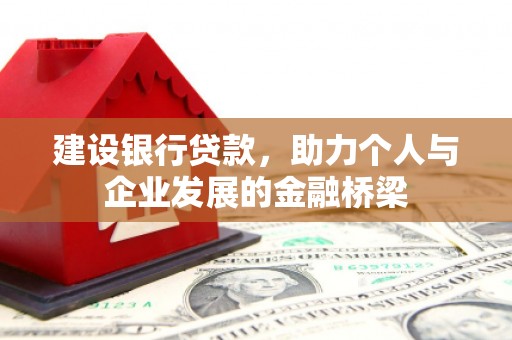 玛纳斯建设银行贷款，助力个人与企业发展的金融桥梁