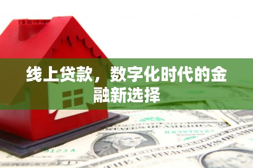 玛纳斯线上贷款，数字化时代的金融新选择