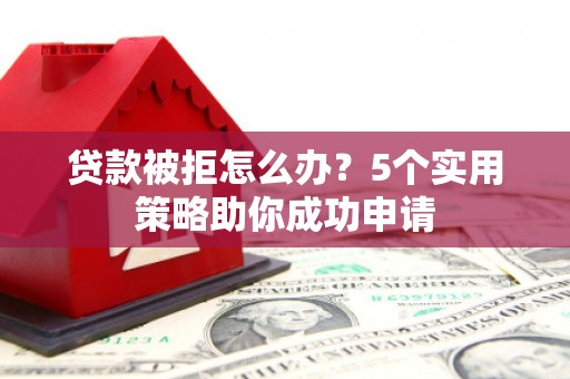 玛纳斯贷款被拒怎么办？5个实用策略助你成功申请